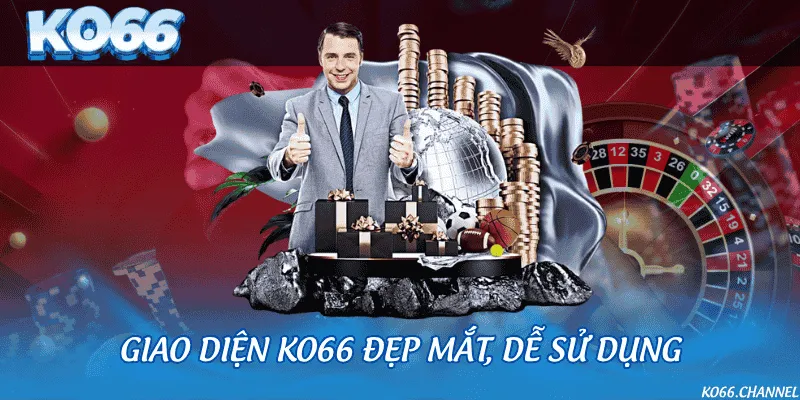 Giao diện KO66 đẹp mắt