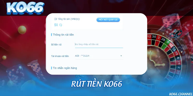 Rút tiền KO66